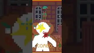 I need grenade #itchiogames #retro #arcade #gingerbread #christmas #railgun #attack #pixelart