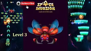 Space Shooter: Alien War | Space invasion intro | Start 3 Level Review | By Apache gamers