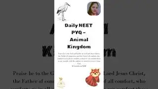 Daily NEET PYQ - Animal Kingdom (NEET 2019) #day121 #neet2026 #class11biology #shorts #biology