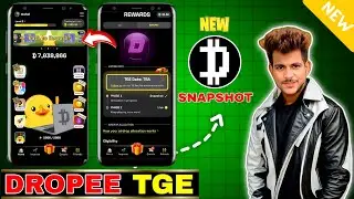 🏝️ Dropee Airdrop TGE Listing | Dropee New Update| Dropee Snapshot | Dropee AIRDROP WITHDRAWAL
