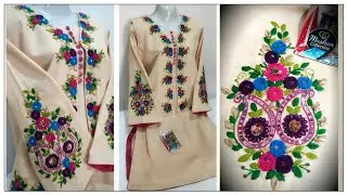 Fancy Hand Embroidered Sleeves Tutorial 2025 |Embroidered Waistcoat Design 