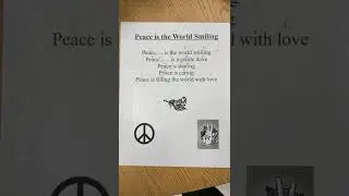 Peace Is the World Smiling ☮️