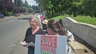 Stop The Chop Tree Protest