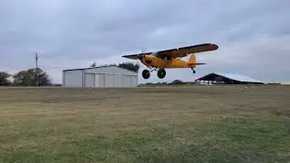 Super Cub Aircraft short field Landing