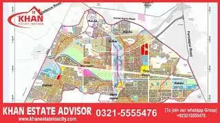 LDA City Map, location of plots and Sectors