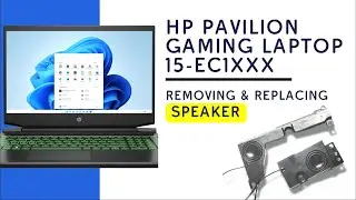 HP Pavilion Gaming 15-ecxxxx - Removing and Replacing Speaker Guide
