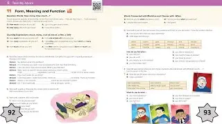 الوحدة السادسة - Mega goal1 Take My Advice- الدرس السادس- Form, meaning &function- pages  92 & 93