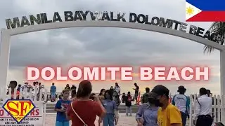 LIVE MANILA BAYWALK DOLOMITE BEACH Walking Tour
