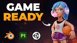 I Created a Stylized Game Character for a Real Game (My Full BLENDER Workflow)