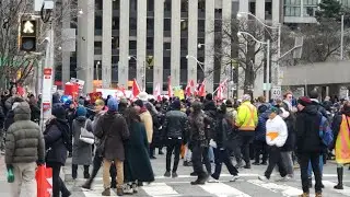 Canada First Protest In Toronto.  10 January 2026.