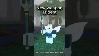 👀 New Weapon Trident 🔱 99 nights in the forest #99nightsintheforest #roblox