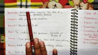 Prepositions Introduction | Types of Preposition | Class 4 to 8 English Grammar