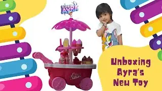 🍭 Sweet Cart Toy Unboxing with Dad! 🍦🎠 | Ice Cream, Lollipops & More | Rs.399/- @Vishal Mart