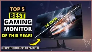 TOP 5 Best Gaming Monitor 2024 | Best 27-inch/34-inch, 144Hz, 4K Widescreen Curved Gaming Monitor