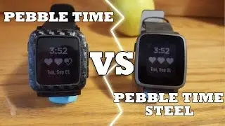 Pebble Time VS Pebble Time Steel