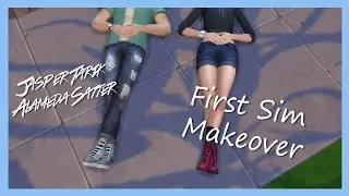 giving my FIRST sims couple a makeover // Sims 4: Challenge
