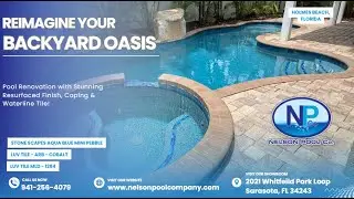 Nelson Pool Company | Pool & Spa Renovation &ndash; StoneScapes Aqua Blue Finish