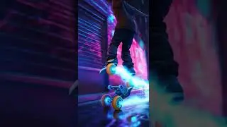 Skateboard Transforms Into Hoverboard | Cinematic AI Short #aishorts #cinematic #quantumshift