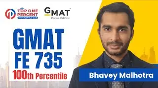 From 580 to 735 on the GMAT &ndash; Bhavey's Extraordinary Comeback Story! GMAT Tips and Strategies