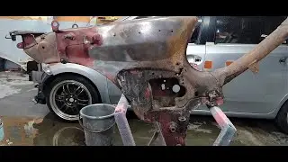 Repaint body frame honda ex5 done!!!!!!!