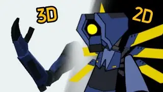 2D to 3D [Ultrakill x dandys world Animation Part 2]