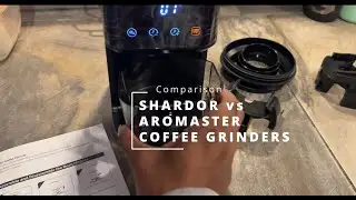 Shardor vs Aromaster Stainless Steel Coffee Grinders Compared