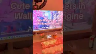 Cute Wallpapers in Wallpaper Engine | pink aesthetic wallpapers #wallpaperengine #pcwallpaper #pink