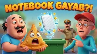 Motu Patlu New Story | गायब हुई गणित की कॉपी का रहस्य | Hindi Cartoon Kahani for Kids