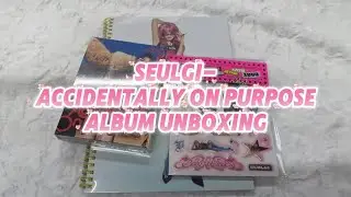 [UNBOXING]SEULGI - [Accidentally On Purpose]&nbsp;ALBUM UNBOXING
