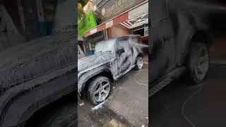 Mahindra Thar 2024 3Mwashing  and polish in Expert car detailing services/- mob 9810464450
