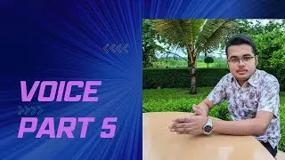 Voice|Part-5|Active and Passive Voice|English Grammar