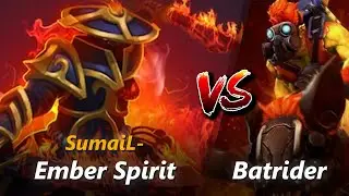 SumaiL- mid Ember Spirit vs Batrider | First 10 minutes