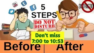 How To Study 14 Hours per day With ful concentration | Avoiding Distractions for NEET aspirants