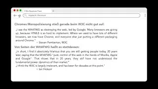 LustigerLeo: Kein Quantum Trost: Wie ein Firefox an einer Chromium-Vergiftung zugrunde ging