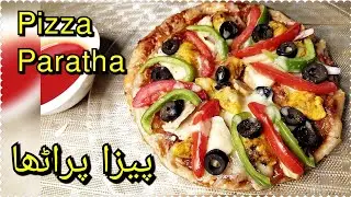 Pizza Paratha Recipe | Pizza without oven | Pizza recipe by The Cooking Croft