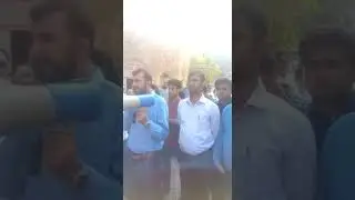 Central Leader of YDA Sindh Dr Zeeshan Saeedi addressing the protesters|Health Watch|Abid Lodhi
