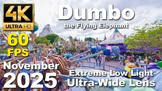 Dumbo the Flying Elephant [4K/60fps] - Disneyland Park (Anaheim, California)