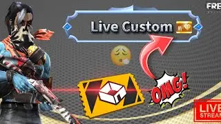[Live🔴] 👑FREE FIRE CUSTOM ROOM | Playing Squad | Streaming with Subscribers