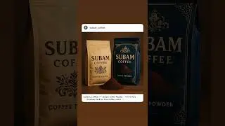 Subam Coffee Powder &ndash; 100% Pure Blend #coffee