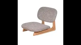 Luxury& Strong Japanese Zaisu Tatami Floor Chair Seating with Back Support For Meditation Gaming