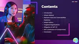 APT 27: One of the most famous Chinese Threat group | Video by @VIEHGROUP