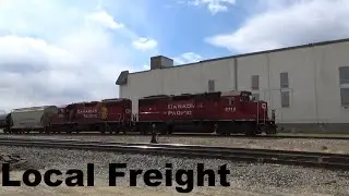 CP Local on the Leduc Sub Passing CP Intermodal Yard, Edmonton AB