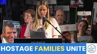 Emotional FULL Video: Families of Gaza Hostages Address Tel Aviv Protest