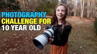 10 minute Portrait Photography Challenge for Julie 10-year-old girl.