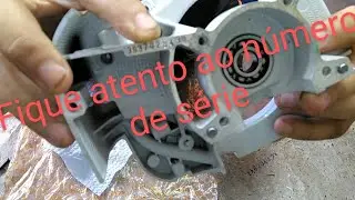 Cada máquinas tem seu número de série, é o CPF das máquinas Stihl