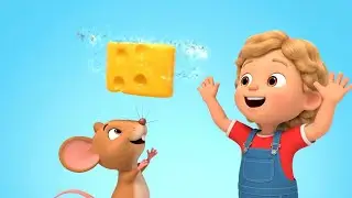 Little Mouse Chased a Dancing Cheese 🐭 | Nursery Rhymes for Kids & Baby Songs