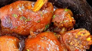 COOK PORK Feet | Make A Tasty Pork Feet Recipe 🤤 How To Cook Pork Feet Desi Style