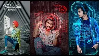 Futuristic Instagram Viral Editing | Photoshop Manipulation Tutorial