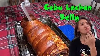 Cebu Lechon Belly. Oven made, super Crispy! CEBUCHON