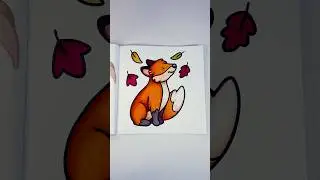 🦊 Cozy Fox | Fall Vibes Coloring Book by Jade Summer